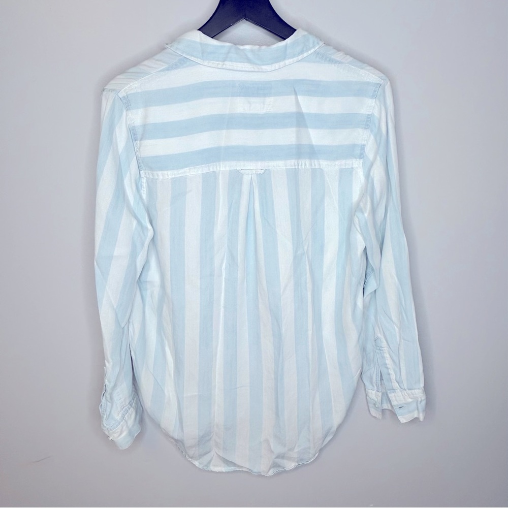 Rails Uli Corset Tie Block Stripe Shirt Size S - image 4